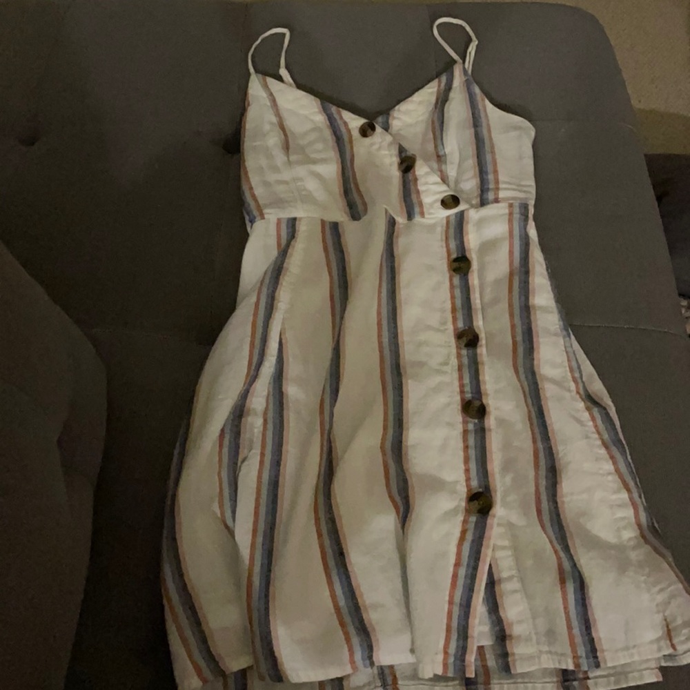 XS American eagle button down dress